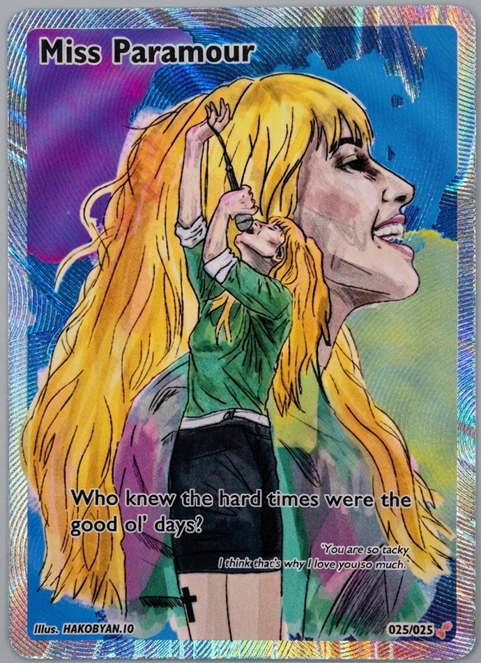 Miss Paramour, The Hayley Williams Show trading card