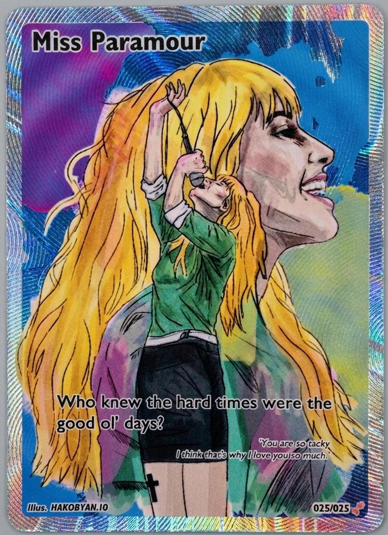 Miss Paramour card
