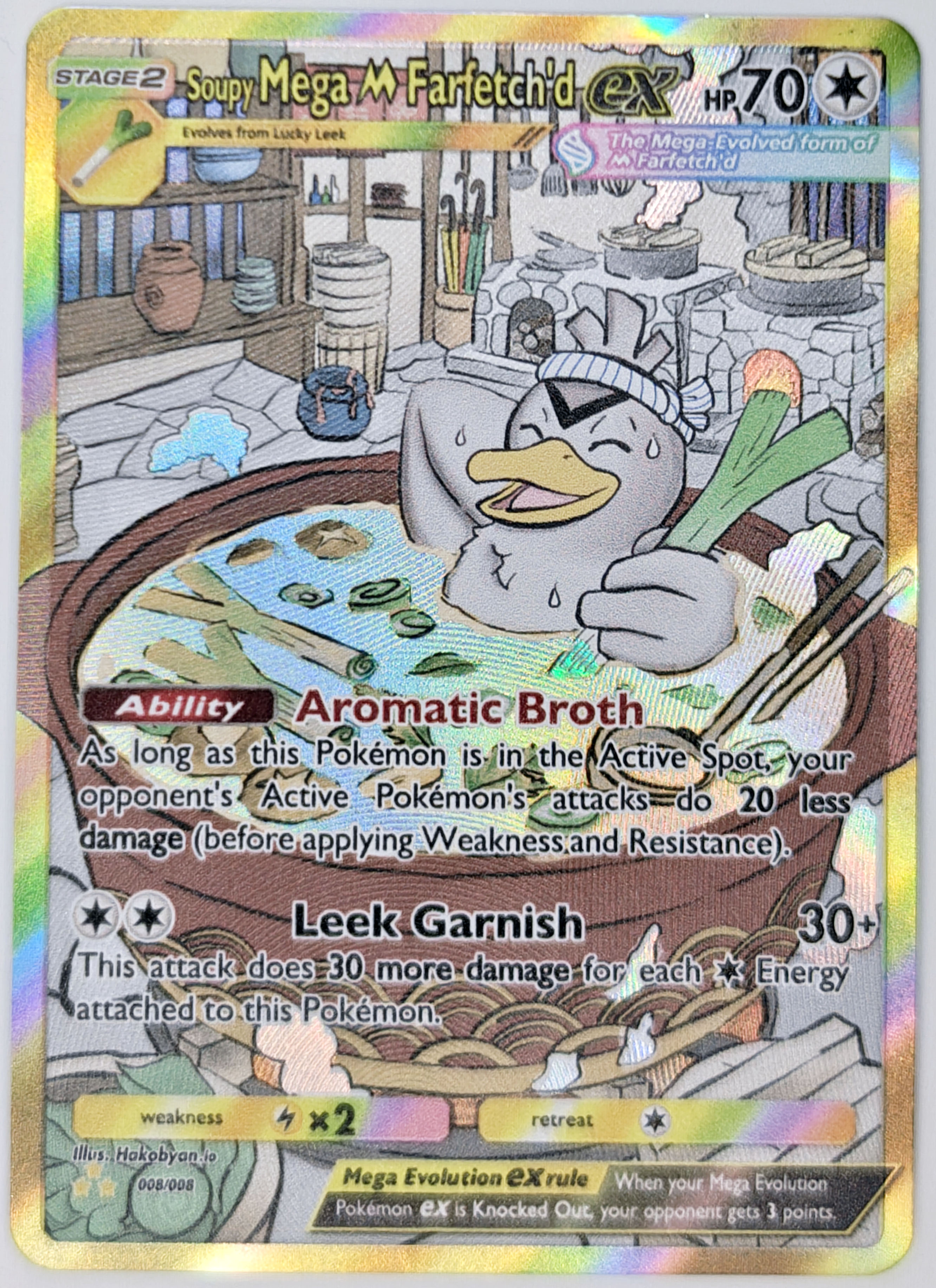 Mega Soupy Farfetch'd card