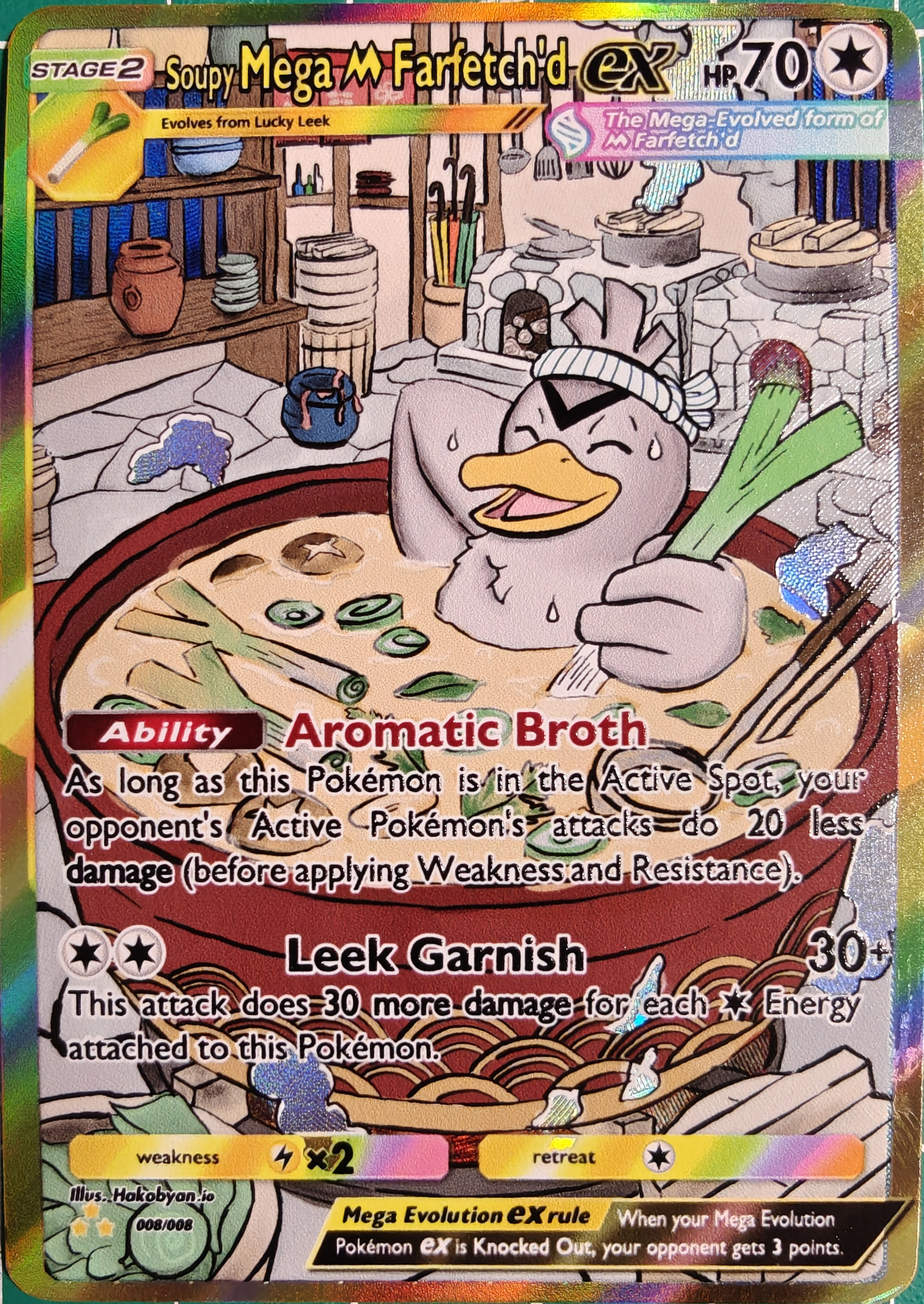 Mega Soupy Farfetch'd card